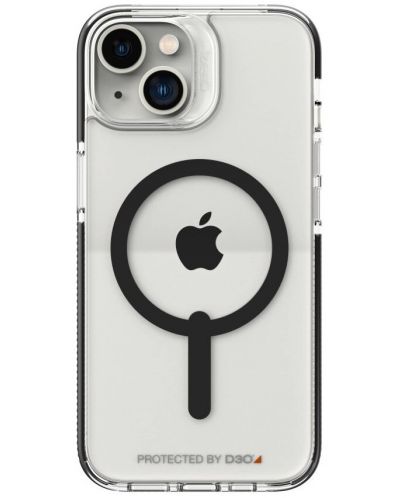 Калъф Gear4 - Santa Cruz Snap, iPhone 14, прозрачен/черен - 1